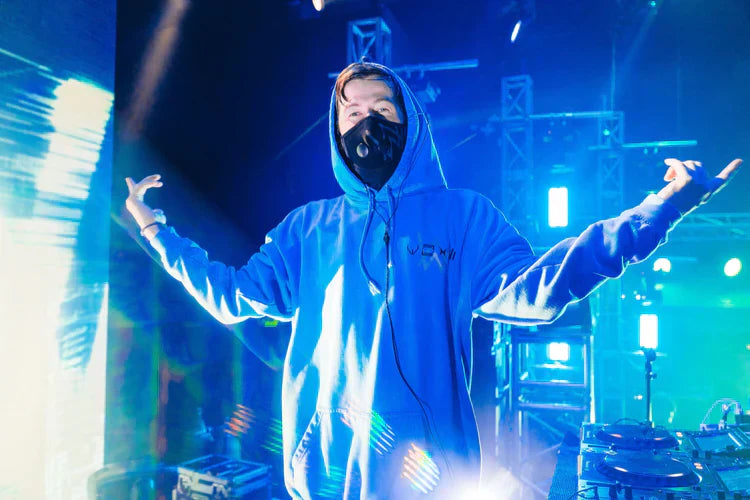 Walker Stage Hoodie Blue Alan Walker Official Merch