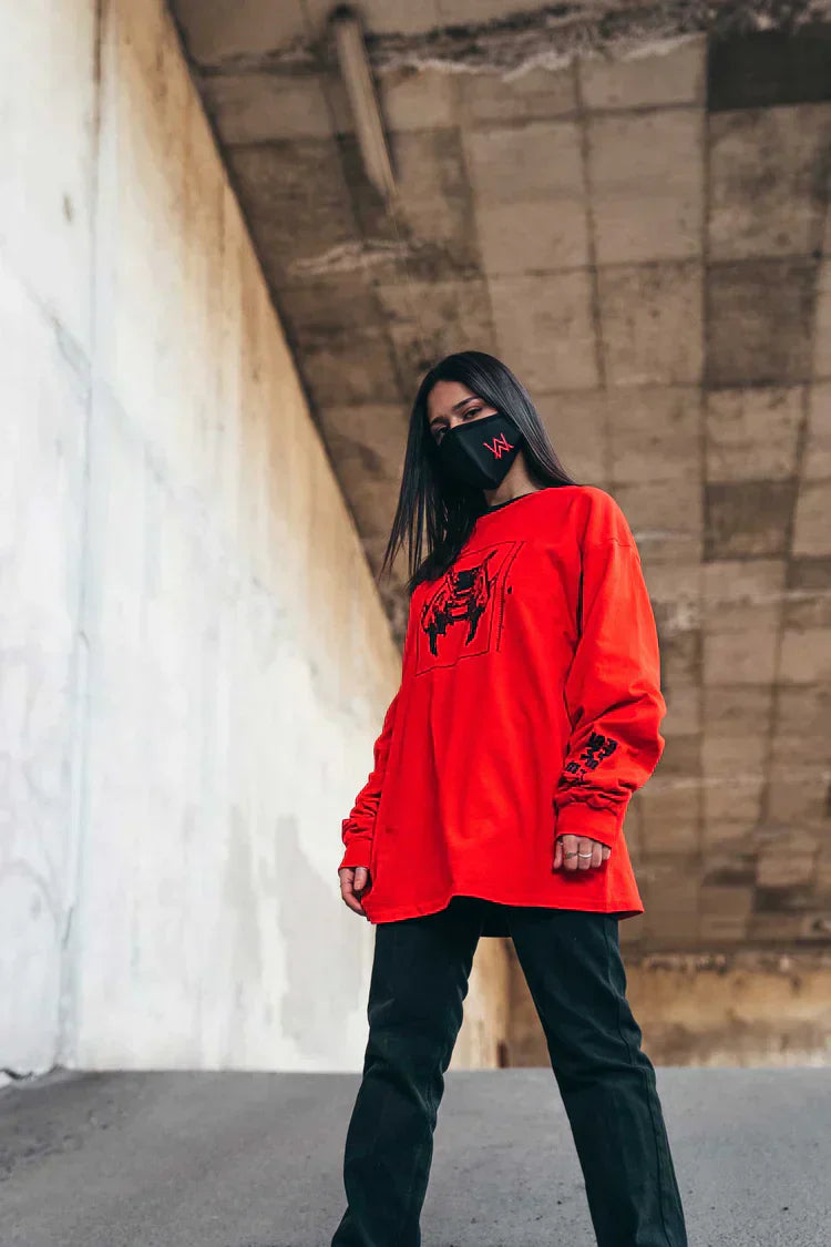 Red Logo Mask Alan Walker Official Merch
